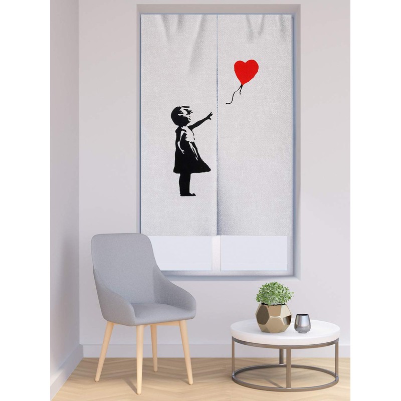 Stylish Split Curtain Room Divider, Light Blocking, European-Style, Long Curtain,