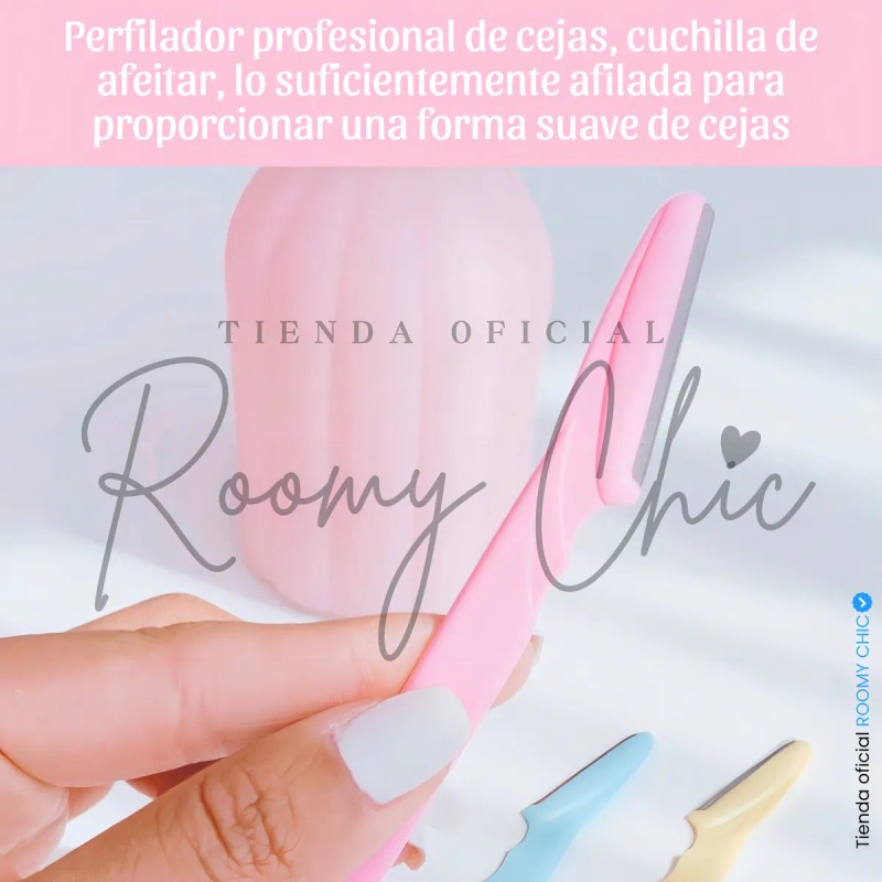 Perfiladores de Cejas Roomy Chic Pack 60 Facial Elimina Vello