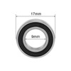 sourcing map Deep Groove Ball Bearings 689-2RS 9 mm Inner