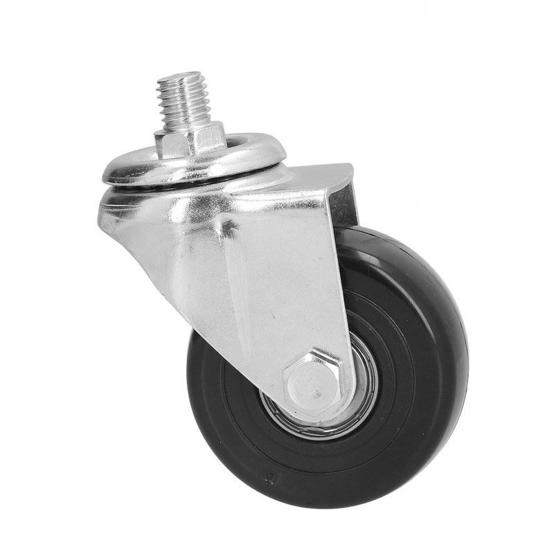 Stem Casters 65mm/2.6in 360° Rotation Low Noise Furniture Movable Mounting