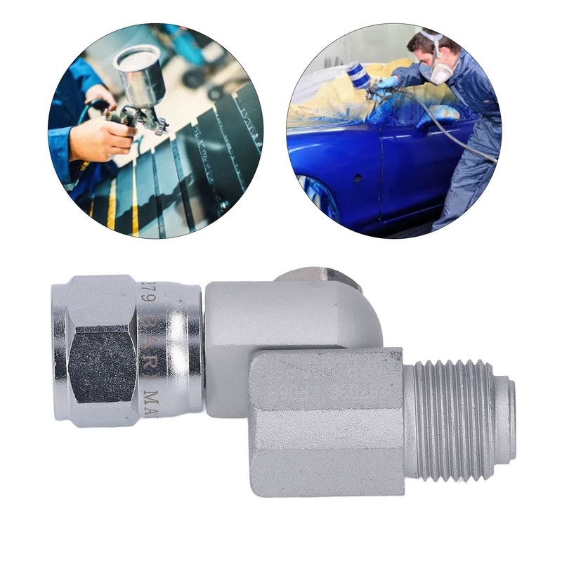 Airless Paint Spray Gun Swivel Joint 7/8in Thread 360 Degree