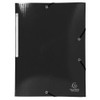 Exacompta Iderama 55821E Portfolio Folder with 3 Flaps and Elastic