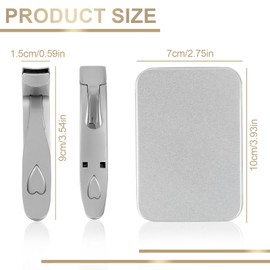 Nail Clippers, Toenail Clippers, Dotmalls Nail Clippers, Serum Nail Clippers for Seniors, Ergonomic Steel Large Nail Clippers, Toenails with Collection Container, Nail Clippers
