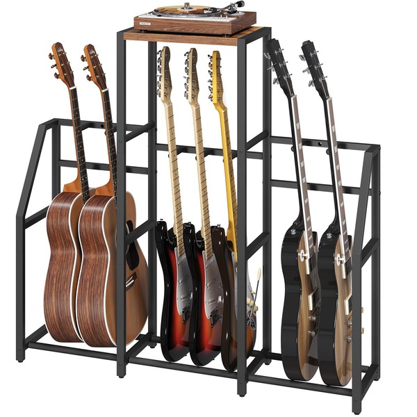 MAHANCRIS Guitar Stand, Multi Guitar Rack Stand for 7-10 String
