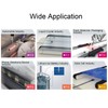 2PCS Fiber Optic Sensor Flat Thin Reflection Optical Fiber Sensor
