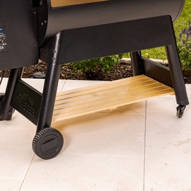 Magna Outdoors Pellet Grill Storage Shelf Compatible with ONLY The Traeger Pro Series 34 Pellet Grills - Our Durable Bamboo Shelf Provides Extra Storage Space for All Your Pellets and Accessories