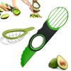2 Pack Avocado Slicer Set, 3-in-1 Avocado Cutter Slicer