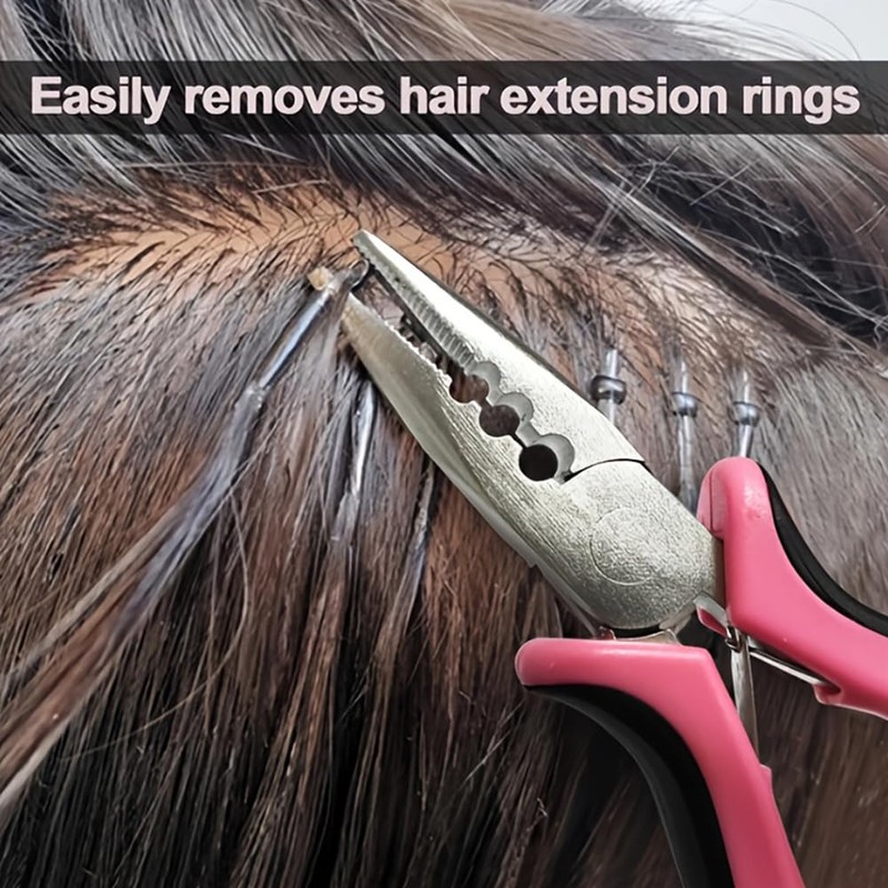 Professional 3-hole Hair Extension Pliers, The Pliers Head Is Made