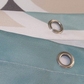 Tennove Shower Curtain 78 x 78Inch Waterproof Thick Polyester Fabric Bathroom Shower Curtain for Home Hotel Decor Geometric Long Washable Bathtub Bath Curtain Sets with Hooks, Weighted Hem