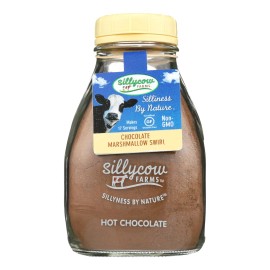UD_Sillycow Farms Hot Chocolate Case of 6-16.9 oz Marshmallow Swirl Instant Drink Powder