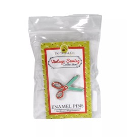 Fig Tree & Co. Vintage Sewing Collection Sewing Scissors Enamel Pins