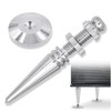 Kalevel Speaker Spikes Isolation Stand Foot Cone Silver Speaker Spikes