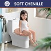 Baahrnom Microfiber Elongated Toilet Seat Cover 19.5"x 15" Machine Washable