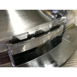 PHOENIX *(1) 15" QT545CLO OUTER COVER ONLY CHROME TRAILER WHEEL HUB CAP RIM COVERS