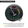 JACO TreadPro Tire Tread Depth Gauge, Dial Type (Reads in