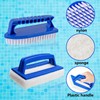 Abnaok 2 Piece Pool Brush Set, Sponge with Handle, Pool