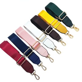 Plain Bag Strap, Wide Pockets, Bag Strap, 80-130 cm, Adjustable Shoulder Strap, Shoulder Strap for Handbags, 3.8 cm Wide, Men's Bag Strap, Women's Accessories, Blue