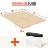 Arcedo Pizza Stone for Oven and Grill 15 x 12