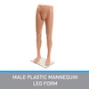 SSWBasics Male Plastic Mannequin Leg Form - Height 46" -