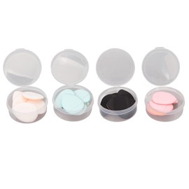 Face Powder Puff, 20 Piezas Mini Dedo Tamaño Forma 4 Colores Cosmético Puff Maquillaje Esponjas Puffs Blenders Esponjas para Contornear para Maquillaje para Esponjas y Almohadillas para Maquillaje