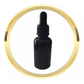 Envases Mart Mexico Frasco Negro Con Gotero 20 Ml Bulbo Negro ( 100 Piezas)
