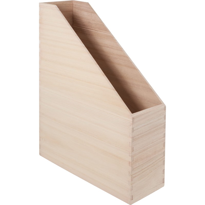 VBS Magazine Rack 25 x 9 x 32 cm Wooden