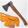 WOONEKY Camp Axe Handle Replacement 37cm Wooden Hatchet Handle Durable