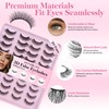 False Eyelashes 20 Pairs 3D Fake Lashs Natural Look Soft