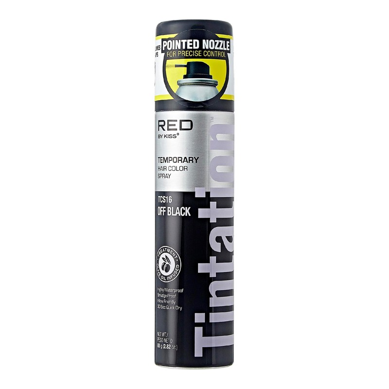 Red By Kiss Temporary Hair Color Dye Spray, Quick Dry