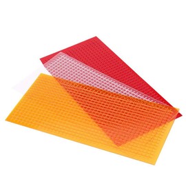 Unifizz Car Lens Repair Kit Auto Headlight Tail Light Repair Tape Lens Repair Film Tools (red&amber&clear)