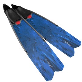 Seac Motus, Long Free Diving Soft and Powerful Fins for Spearfishing, Made in Italy