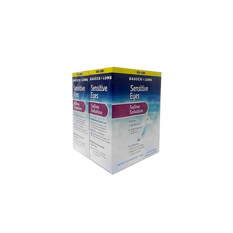 Sensitive Eyes Plus, 12 Fl oz, Twin Pack by Bausch