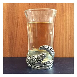 Basic Spirit Vaso de chupito – Gator decoración del hogar para bar del hogar, relleno de calcetines, regalo de fiesta o regalo