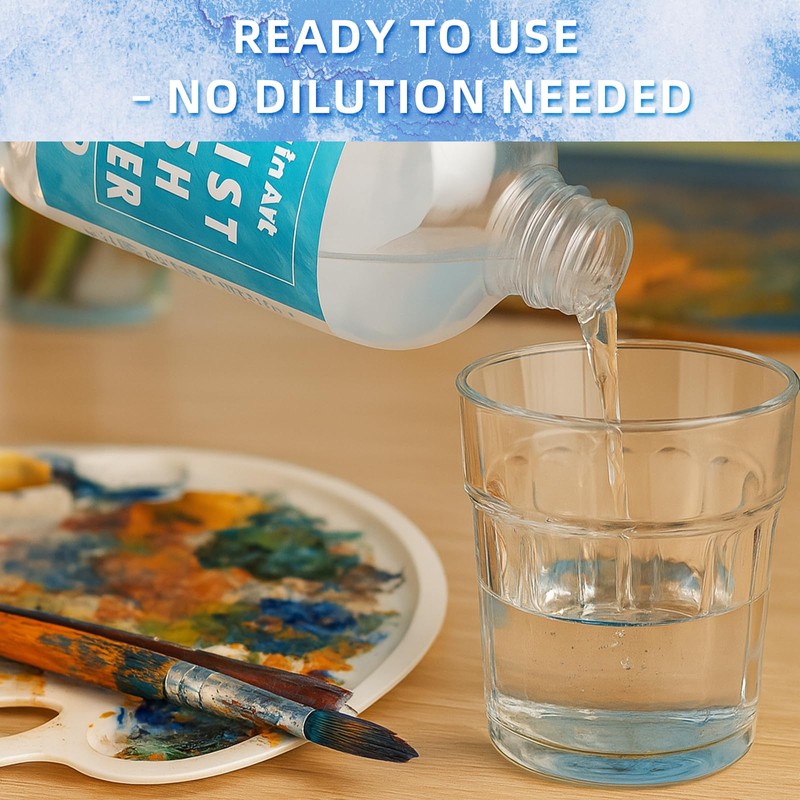 Falling in Art Paintbrush Cleaner, Effective Airbrush Cleaner and Restoration