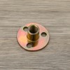 VGOL 20pcs M10 3-Hole T-Nuts Galvanized Plate Round Base Screw-in