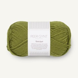 SANDNES GARN Petiteknit Peer Gynt – Colour: Matcha (9564) – 50 g/Approx. 91 m Wool