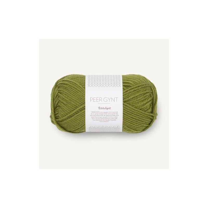 SANDNES GARN Petiteknit Peer Gynt – Colour: Matcha (9564) –