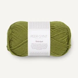 SANDNES GARN Petiteknit Peer Gynt – Colour: Matcha (9564) – 50 g/Approx. 91 m Wool