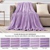 BEDELITE Fleece Throw Blanket for Couch – 3D Ribbed Jacquard
