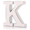 giftwarez Vintage White Wooden K Letter