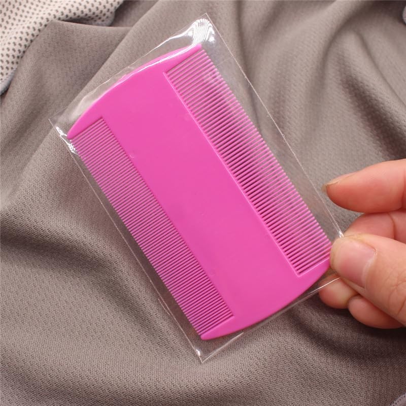 Yumflan Hair Comb, 5 Pcs Double-Sided Fine-Tooth Combs, Dandruff Removal