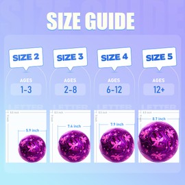 INPODAK Size 3 Soccer Ball for Toddler and Kids Ages 2-8, Pink Unicorn Soccer Ball for Girls, Sports Toy with Pump and Mesh Bag, Great Gift