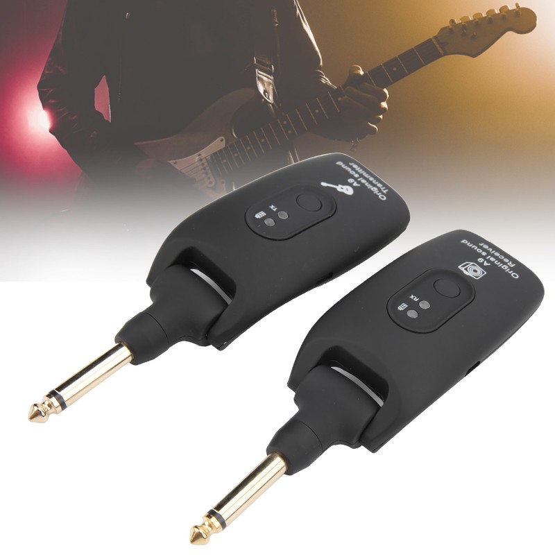Guitar Transmitter Receiver Wireless System A9 2.4GHz USB Cable Musical