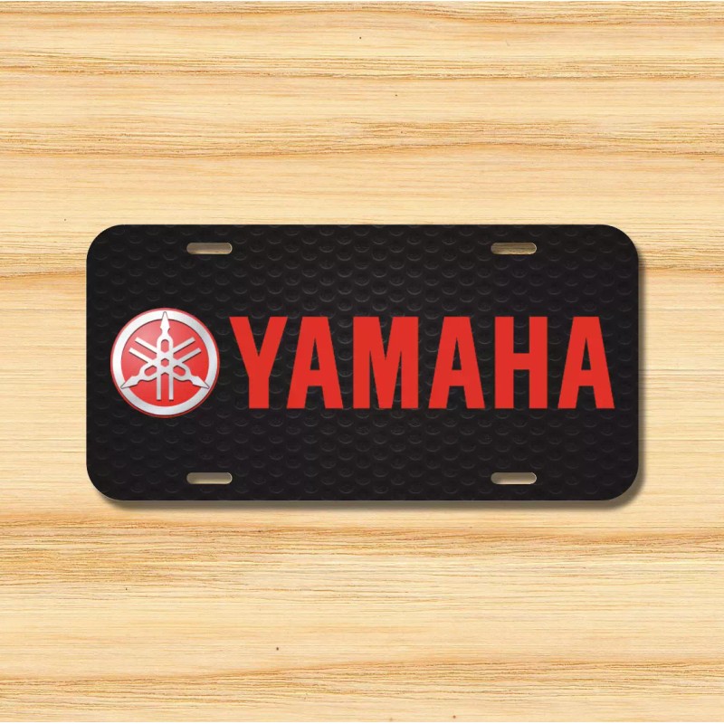 Amel Yamaha Motorcycle boat Atv snowmobile Vehicle License Plate Front