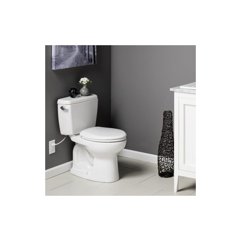 Bemis Radiance Heated Night Light Toilet Seat, Slow Close Adjustable
