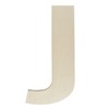 Wooden Letters 12 Inch, Big Wooden Letter J Shapes Cutouts