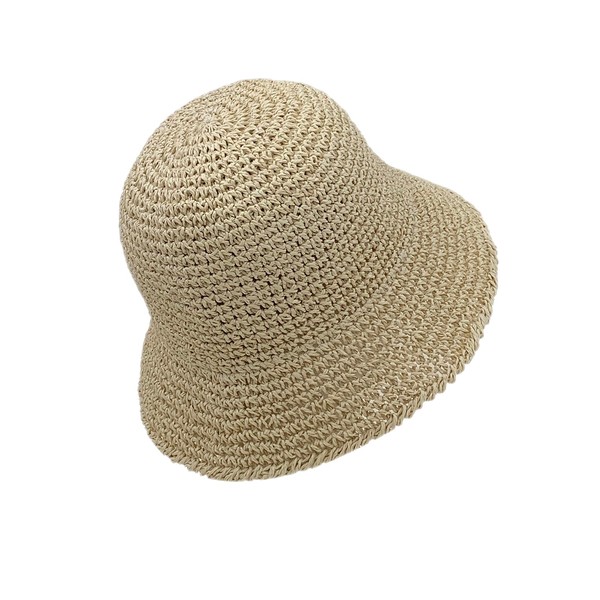 Womens Floppy Big Beach Straw Hats Wide Brim Crotchet Sun
