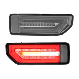 Dreamseek LED Tail Light Assembly Compatible Suzuki Jimny 2019 2020 2021 2022 2023 2024 2025 Rear Brake Lamp Taillight with Dynamic Sequential Turn Signal Plug and Play (Smoke Lens)