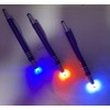 Glovion Lighted Tip Pen with Stylus 3-in-1 - LED Penlight