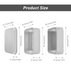 SHENGYIG Pack of 3 Aluminium Soap Box, Soap Dish with